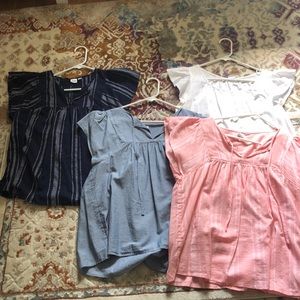 Gap Sale: 8 like new items: pants, shirts & dress